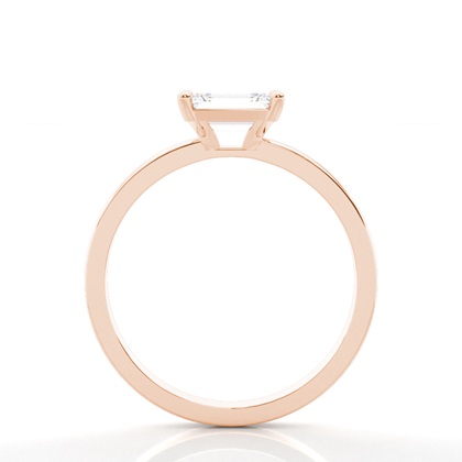 Solitaire Diamond Verlobungsring mit Zinkeneinstellung