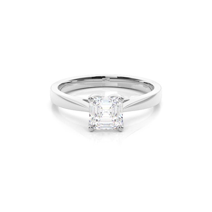 Asscher Diamond Rings