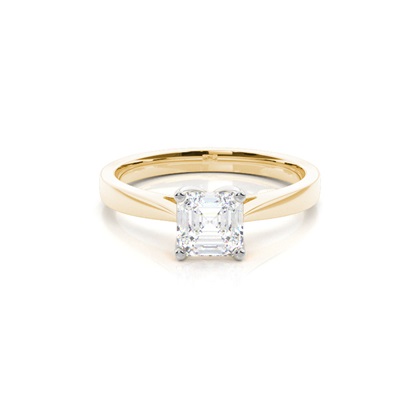 Mixed Metal Diamond Engagement rings