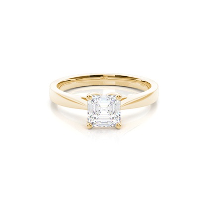 Asscher Diamond Rings