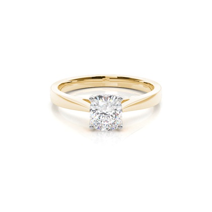 Mixed Metal Diamond Engagement rings