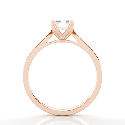 Solitaire Diamond Verlobungsring mit Zinkeneinstellung