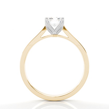 Solitaire Diamond Verlobungsring mit Zinkeneinstellung
