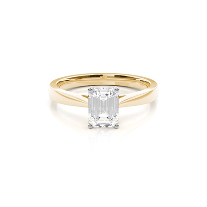 Emerald-Cut Diamond Rings