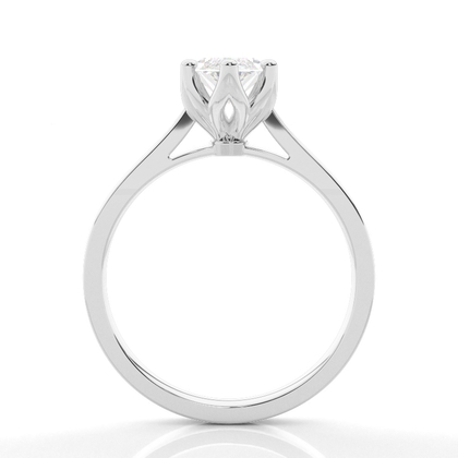 Bague de fiançailles diamant solitaire serti griffes