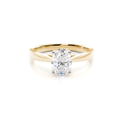 Oval Cut Diamond Rings