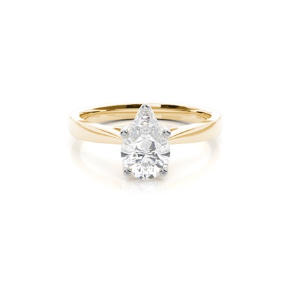 Mixed Metal Diamond Engagement rings