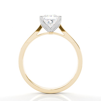Solitaire Diamond Verlobungsring mit Zinkeneinstellung