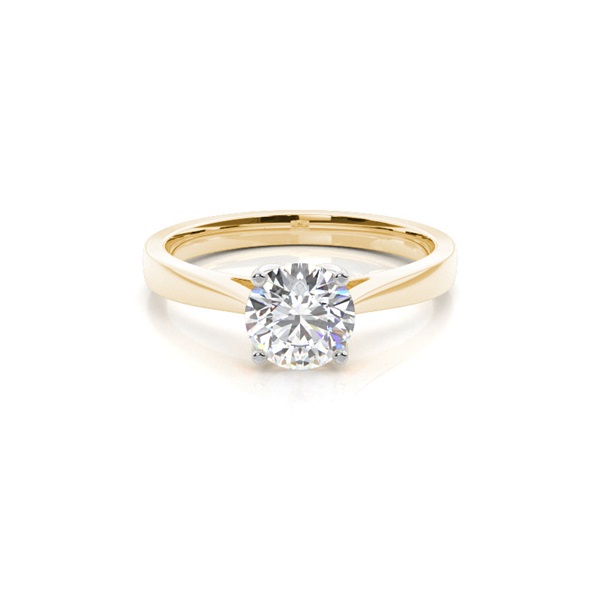 Prong Setting Solitaire Diamond Engagement Ring