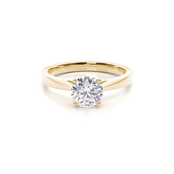 Prong Setting Solitaire Diamond Engagement Ring