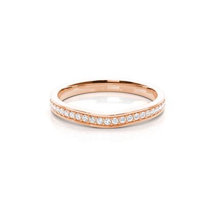 Rose Gold Women's Wedding Bands