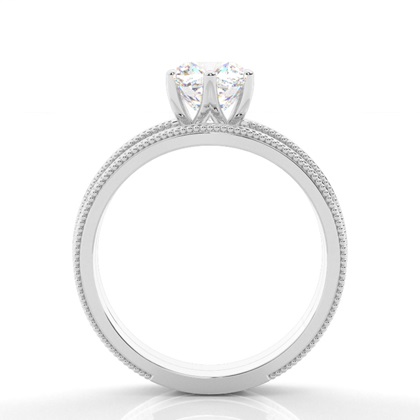 Cushion Bridal Diamond Engagement and Wedding Ring Sets