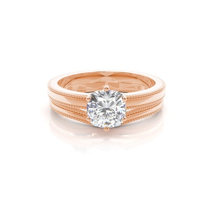 Cushion Bridal Diamond Engagement and Wedding Ring Sets