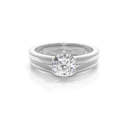 Cushion Bridal Diamond Engagement and Wedding Ring Sets