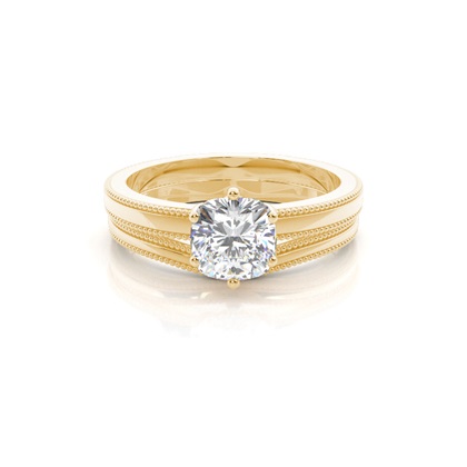 Cushion Bridal Diamond Engagement and Wedding Ring Sets