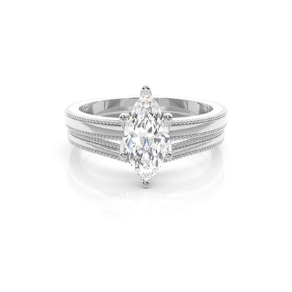 Marquise Bridal Diamond Engagement and Wedding Ring Sets
