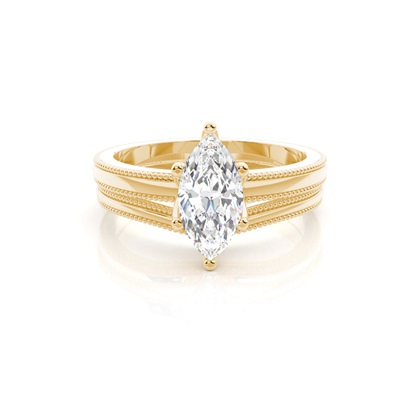 Marquise Bridal Diamond Engagement and Wedding Ring Sets