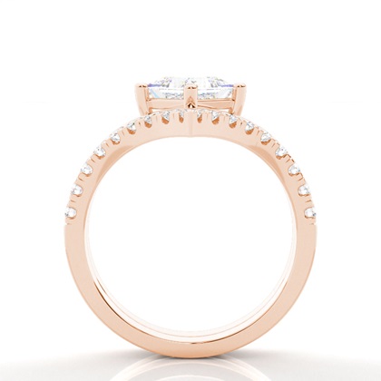 Rotgold Ringsets Verlobungsringe