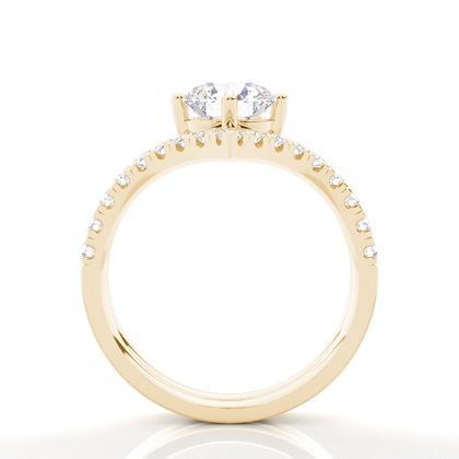 Yellow Gold Bridal Engagement and Wedding Bands Ring Sets