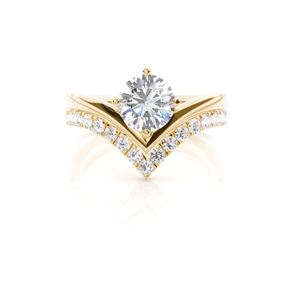Yellow Gold Diamond Engagement Rings