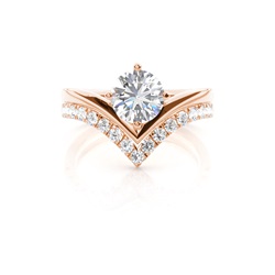 White Gold Bridal Set Diamond Engagement Ring