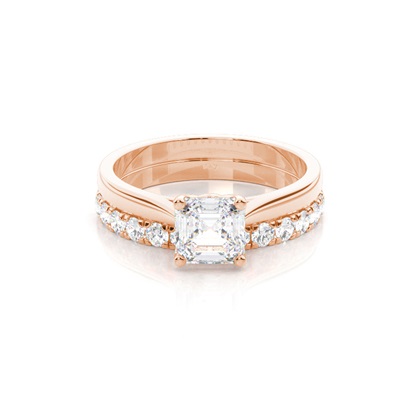Asscher Diamond Engagement Rings
