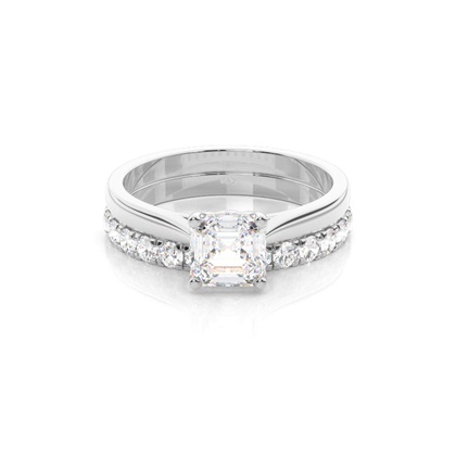 Asscher Diamond Engagement Rings
