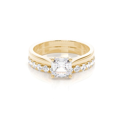 Asscher Diamond Engagement Rings