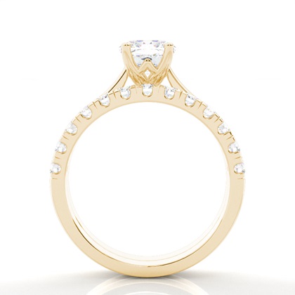 Cushion Bridal Engagement and Wedding Ring Sets