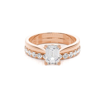 Emerald Cut Diamond Engagement Rings