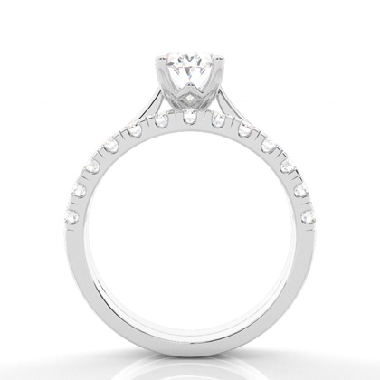 Oval Bridal Set Engagement Rings