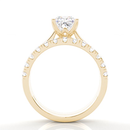 Princess Bridal Set Engagement Rings