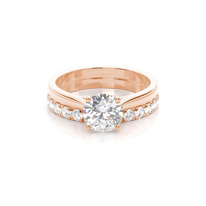 Rose Gold Diamond Engagement Rings