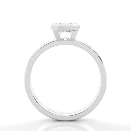 Asscher Bridal Diamond Engagement and Wedding Ring Sets