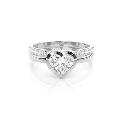 Heart Diamond Engagement Rings