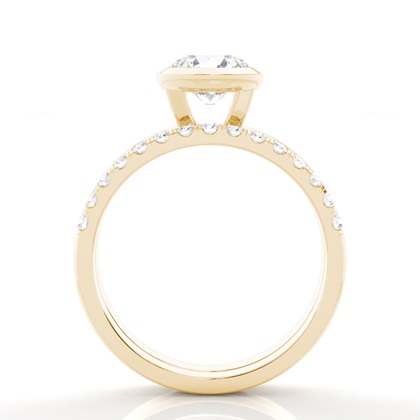 Round Diamond Bridal Set Engagement Rings