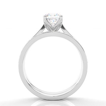 Cushion Bridal Diamond Engagement and Wedding Ring Sets