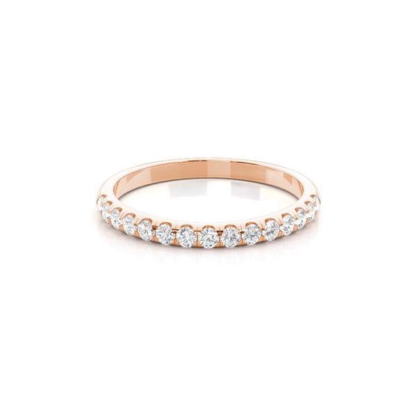 Diamant-Ehering in Krappenfassung