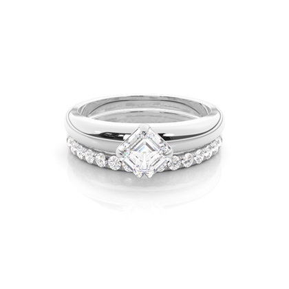 Asscher Diamond Engagement Rings