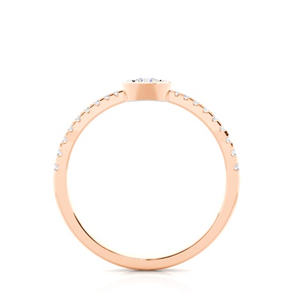 Rose Gold Dainty Engagement Rings