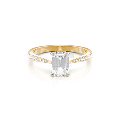 Emerald-Cut Diamond Rings