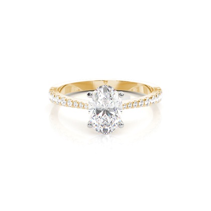 Oval Cut Diamond Rings