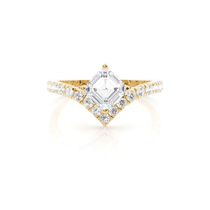 Asscher Diamond Engagement Rings