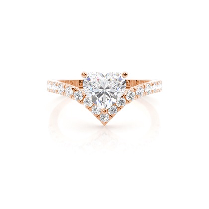 Prong Round Side Stone Diamond Ring