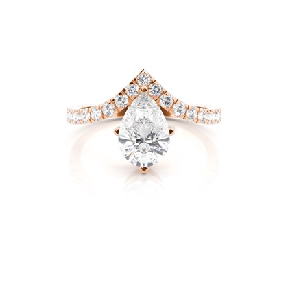 Pear Shaped Diamond Engagement Rings