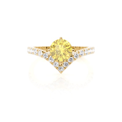 Yellow Gold Yellow Diamond Engagement Rings