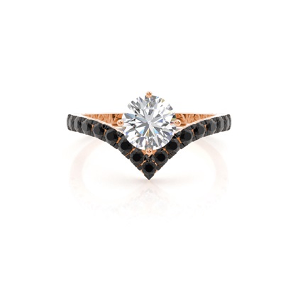 Rose Gold Diamond Engagement Rings