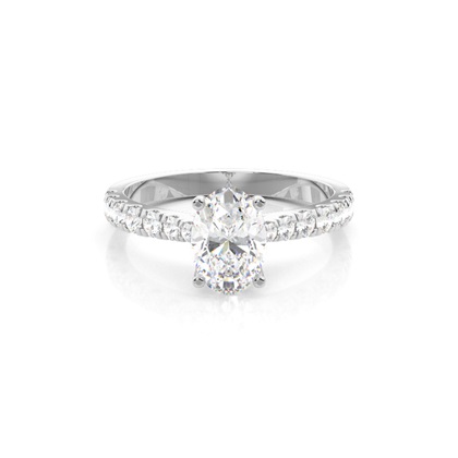 Oval Diamond Engagement Rings