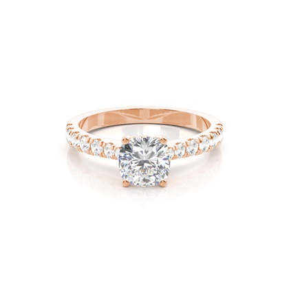 Rose Gold Diamond Engagement Rings