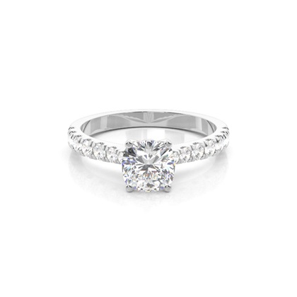 Cushion Cut Diamond Engagement Rings